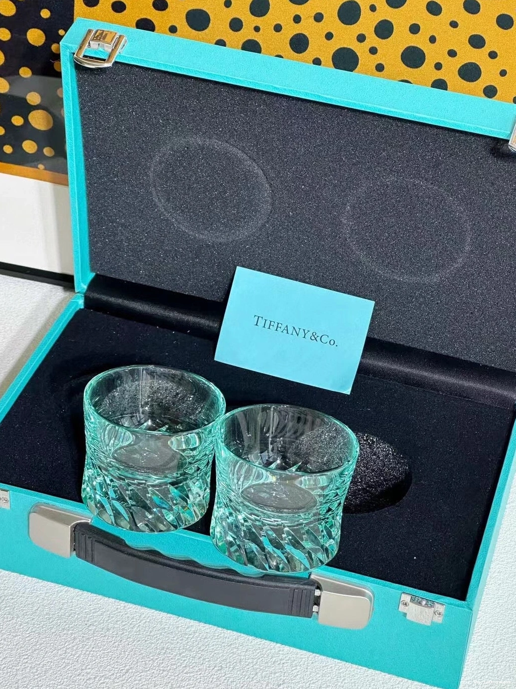 SET CUP GLASSWARE TIFFANY 0807